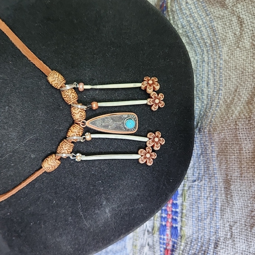 Handmade Porcupine Quill Necklace🦔🦔